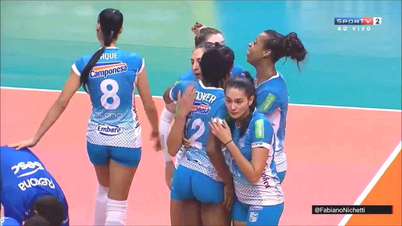 Destinee Hooker highlights Minas vs Rio by channel sport women