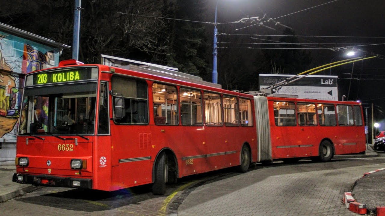 Škoda 15TrM #6632 na linke 203
