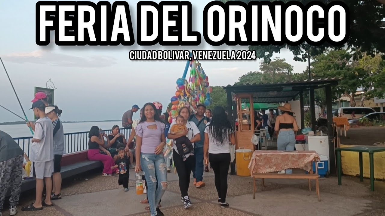 Recorrido caminando por La Feria del Orinoco -Ciudad Bolívar, #venezuela 2024 🚶‍♀️
