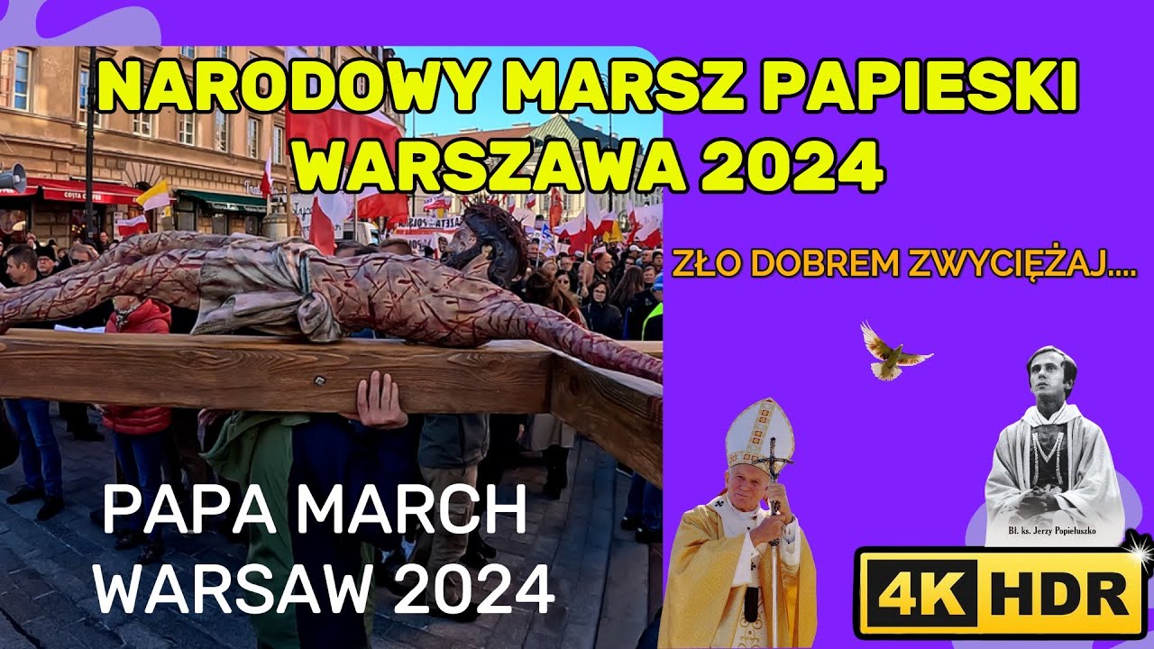 Narodowy Marsz Papieski 2024: Sekret zdobywania serc! 4K