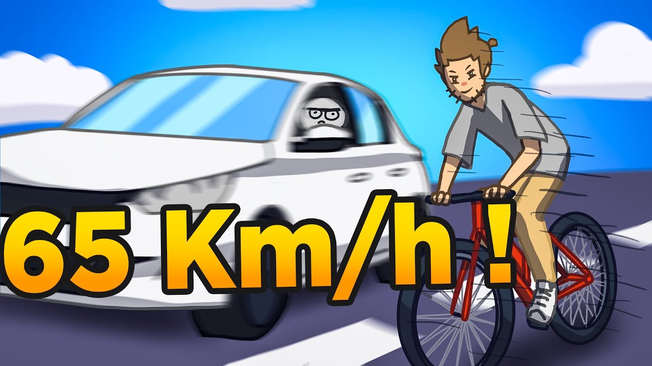 Ce V&Eacute;LO roule PLUS VITE qu'une VOITURE ! (mais a un petit probl&egrave;me...)