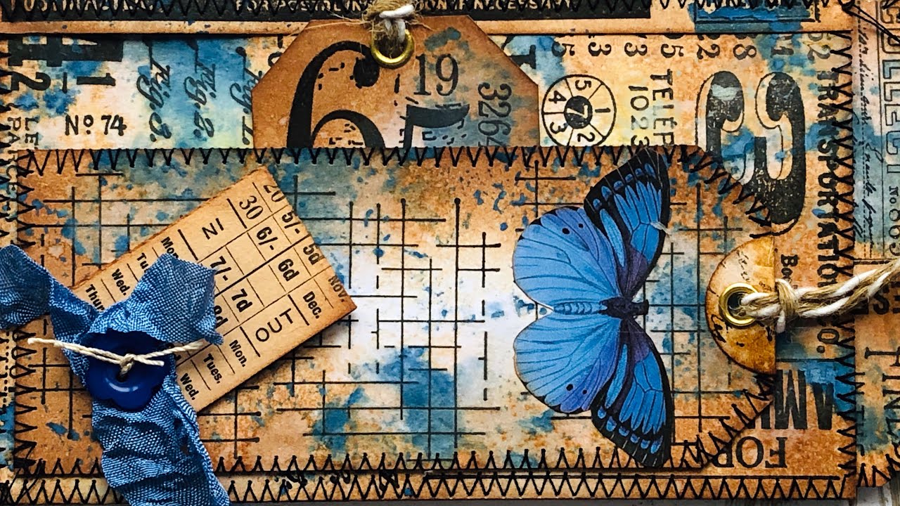 #the100dayproject - Day 10 - Tim Holtz Tag