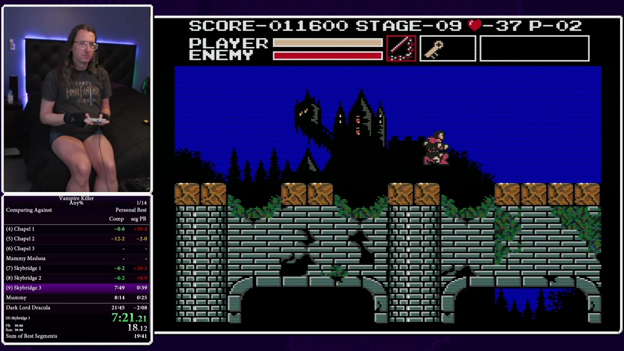 Speedrun of Akumajou Dracula/Vampire Killer (MSX2) - any% in 20:34.916