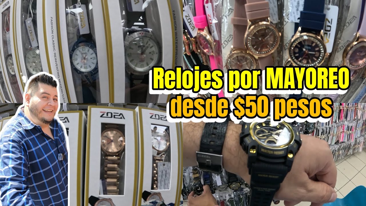 TIENDA DE RELOJES en CDMX 😉📣 ¡!Relojes BARATOS y de MAYOREO  desde 50 pesos!!