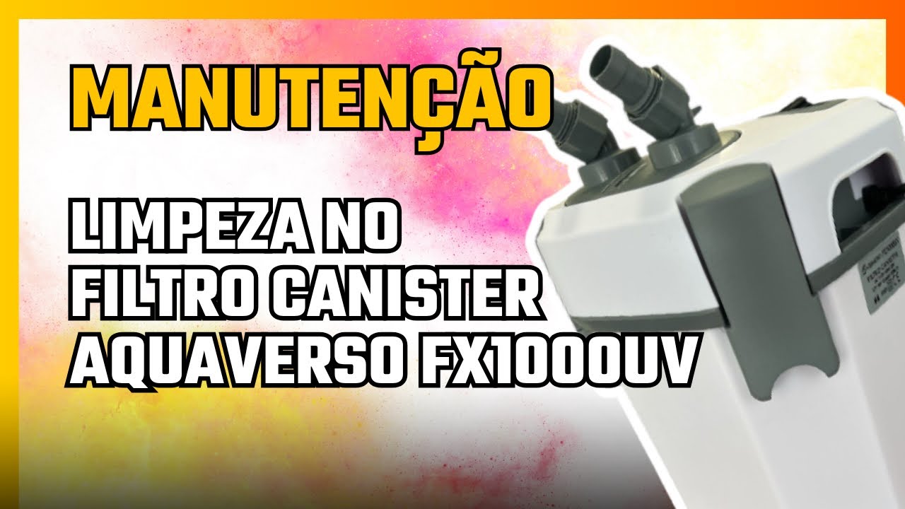 45 dias sem limpar o filtro canister — MUITO SUJO!