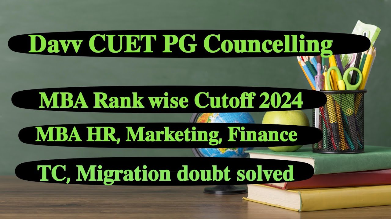 Davv indore Cuet PG MBA rank wise Expected Cutoff | Davv indore cuet pg councelling 2024