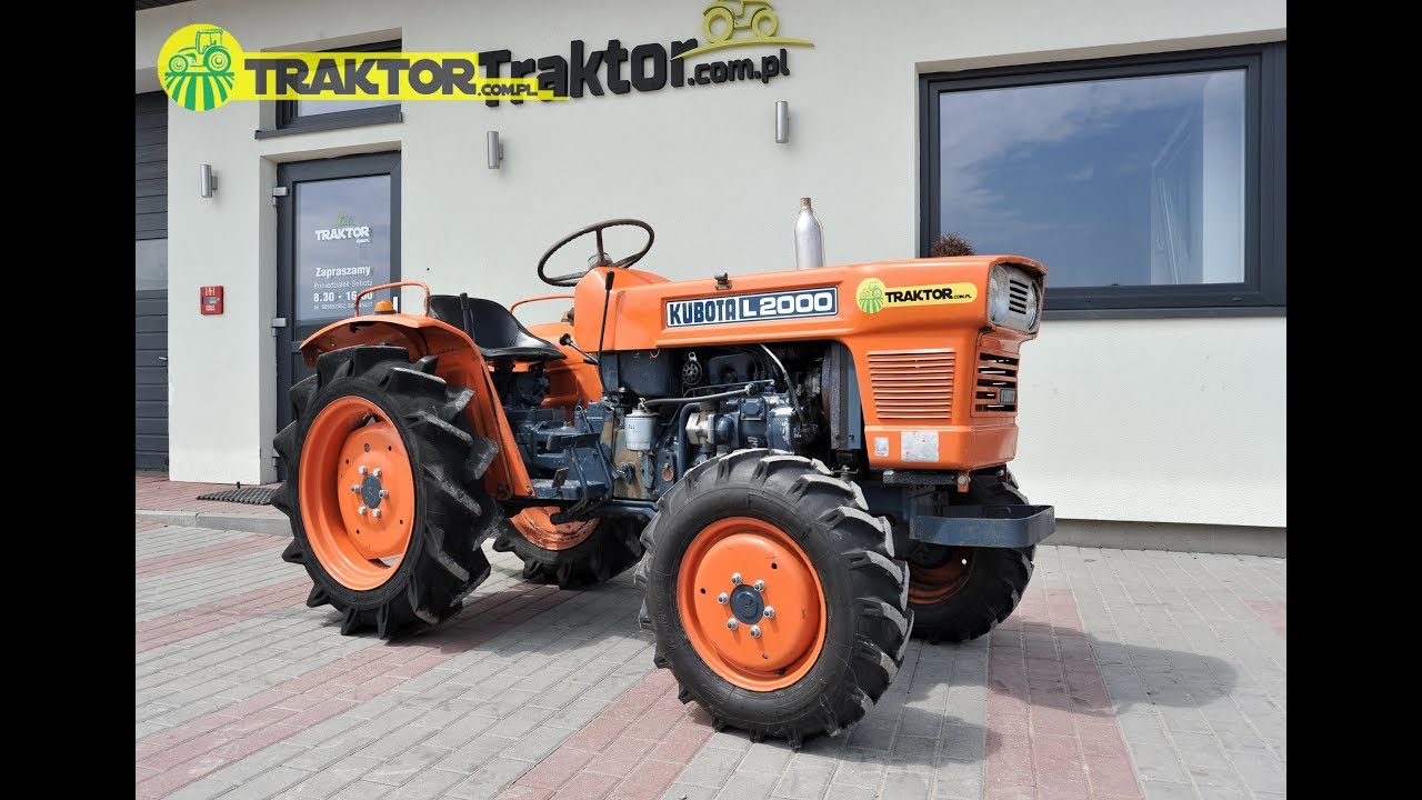 KUBOTA L2000 4x4 20KM japoński mini traktorek TRAKTOR.COM.PL