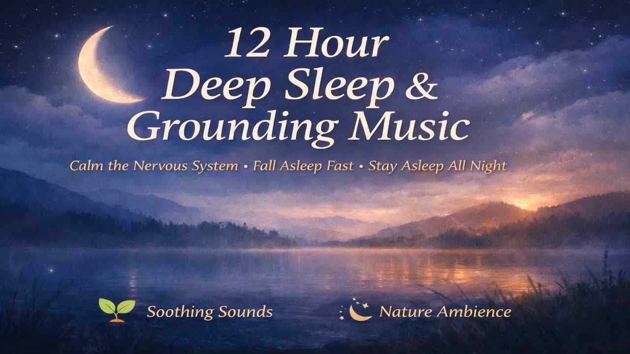 12 Hour Deep Sleep Music 🌙 Calm the Nervous System • Fall Asleep Fast • Stay Asleep All Night