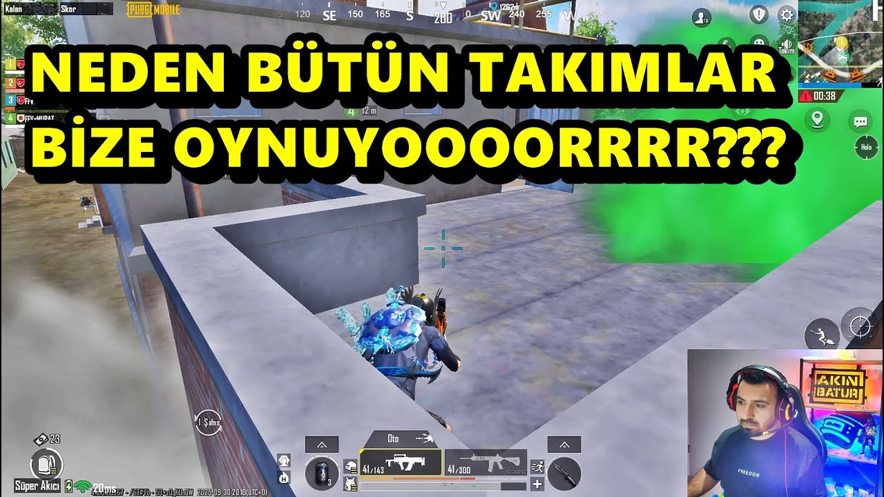 NEDEN BÜTÜN TAKIMLAR BİZE OYNUYORRR? MÜTHİŞ KEYİFLİ MAÇ BATUR GAME PUBG MOBİLE