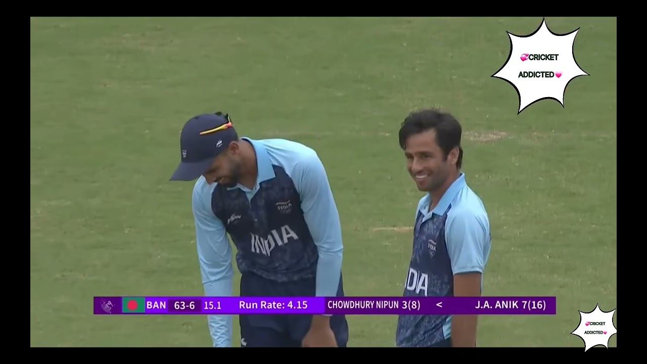 |IND vs BAN asian games 2023 semi final full match highlights|