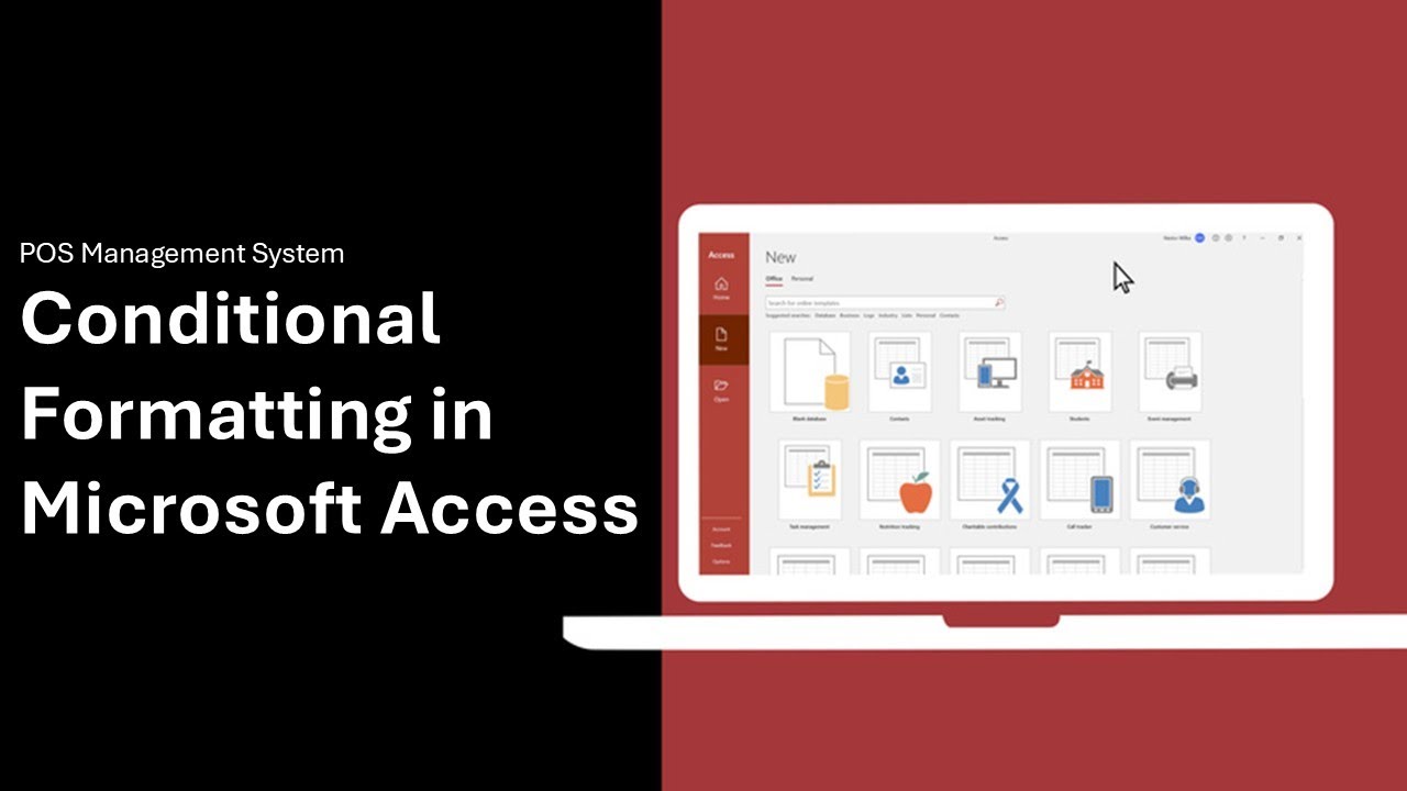 How to Make POS System | 25 - Conditional Formatting in Microsoft Access