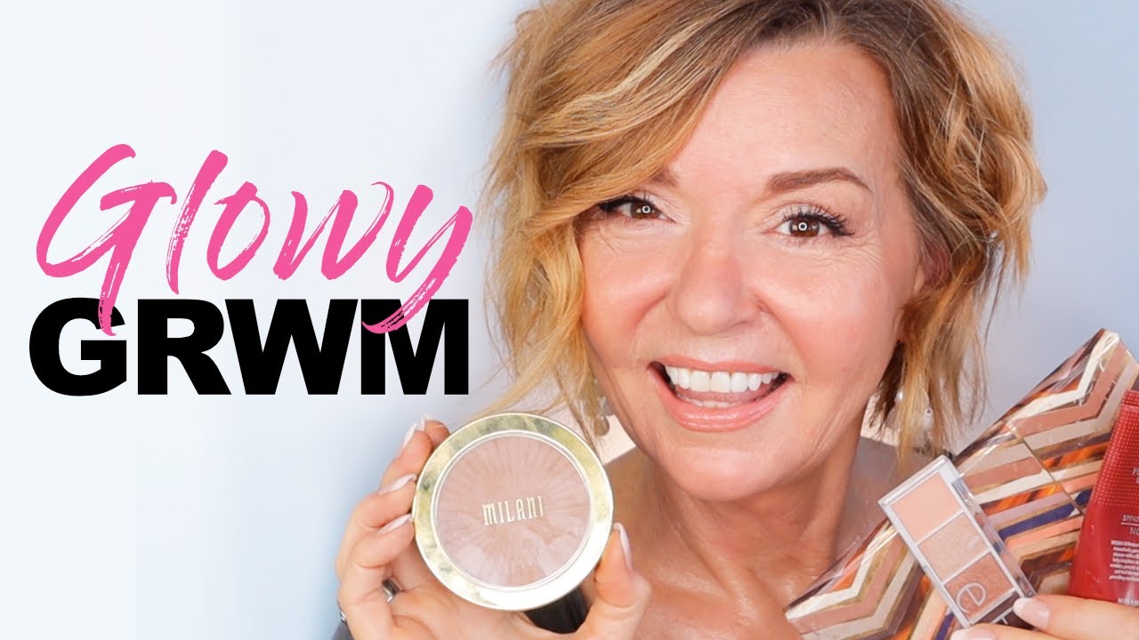 Glowy Golden GRWM - Makeup Over 50
