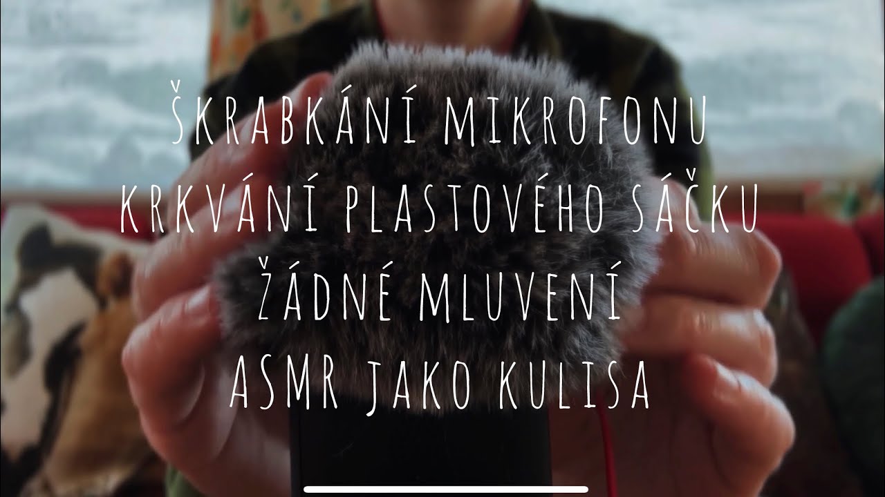 Škrabkání mikrofonu & zvuky plastu - ASMR bez mluvení @bludickaasmr #asmrcz 