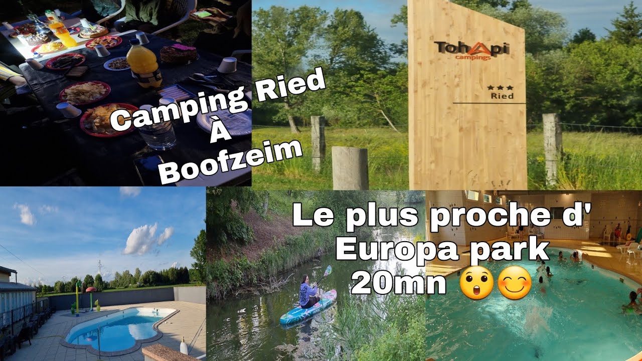 Camping Ried 😲 A découvrir Absolument 😉 1er partie 😊😘 Dans la région Alsace à 42 km de Strasbourg 🥰🤩