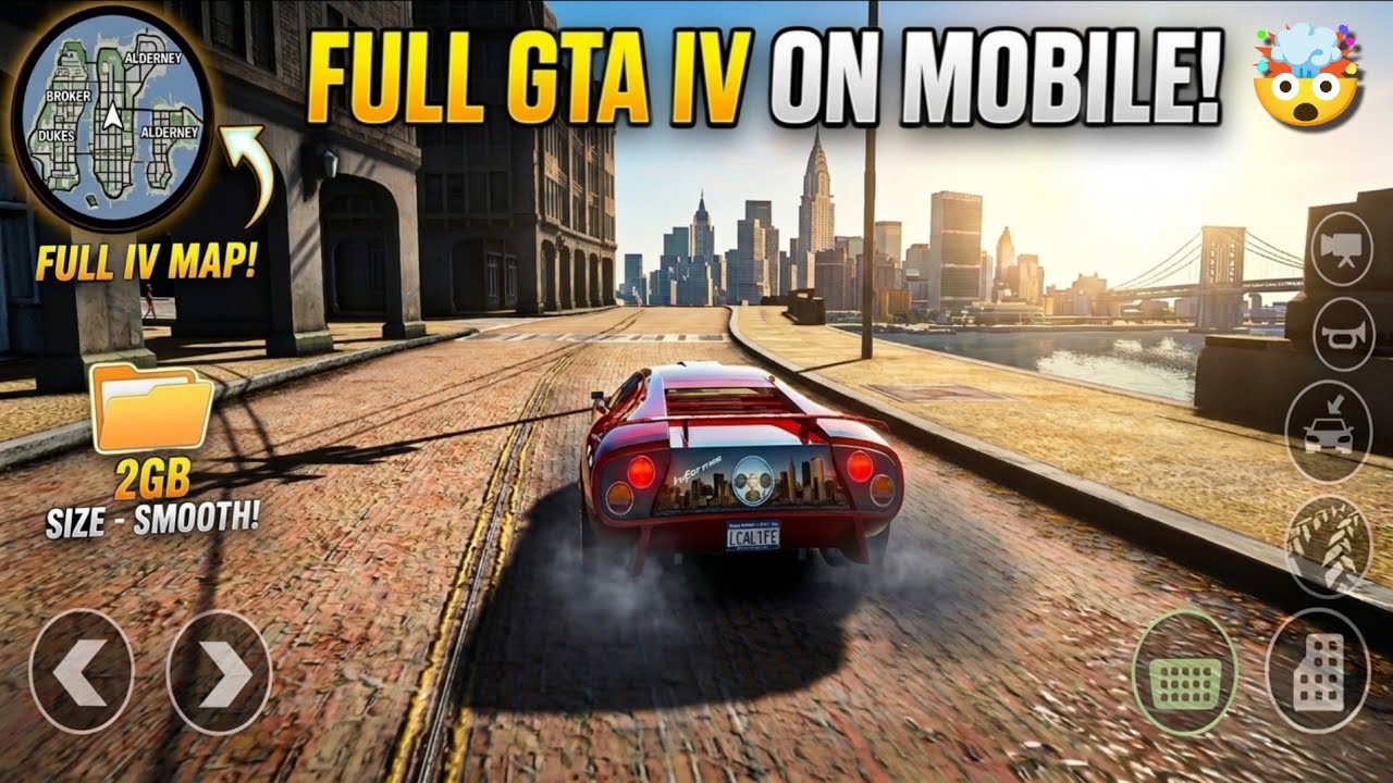 GTA IV Map + Graphics Mod for GTA SA Android 🔥 | Liberty City Remastered 2025