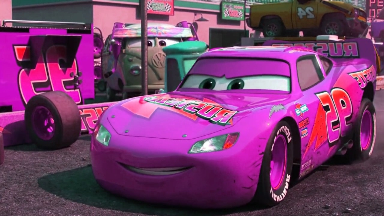Cars  I can't tell if they have more fun on or off the track(Sponsored By:Klasky Csupo 2001 Effects)