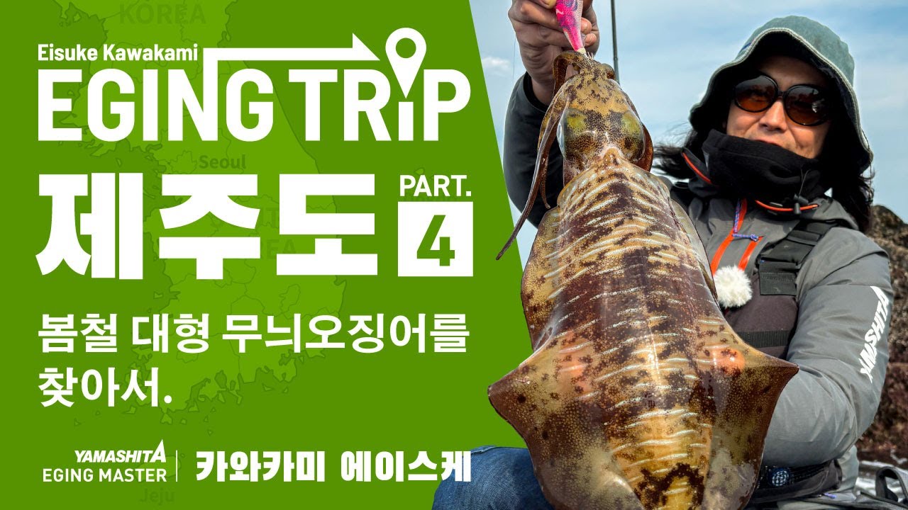 【에깅 트립】서울에서 단 1시간! 봄철 대형 무늬오징어를 찾아 제주도 에깅 원정!