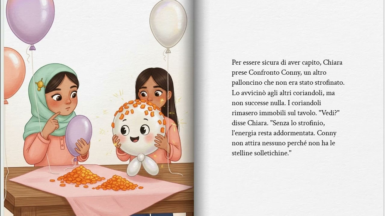 Chiara e il Segreto del Palloncino Magico ITALIAN storia per bambini divertimento scientifico per ba