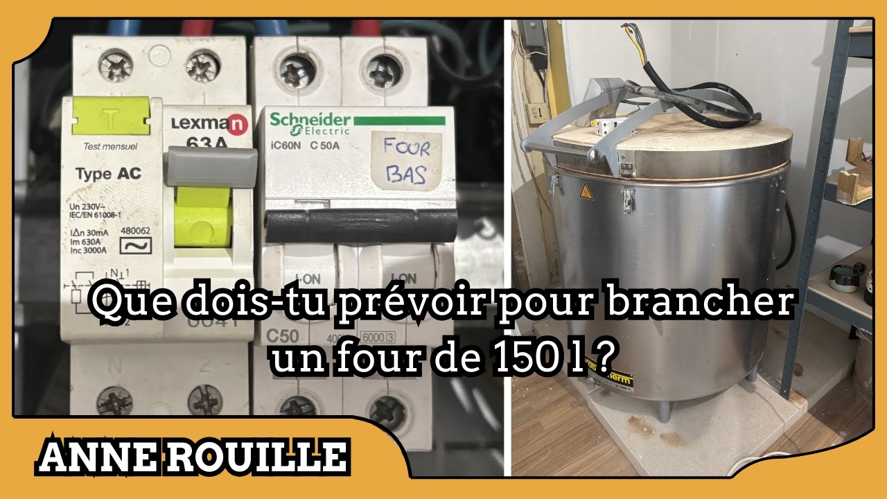 Branchement électrique d'un four céramique supérieur à 32 A
