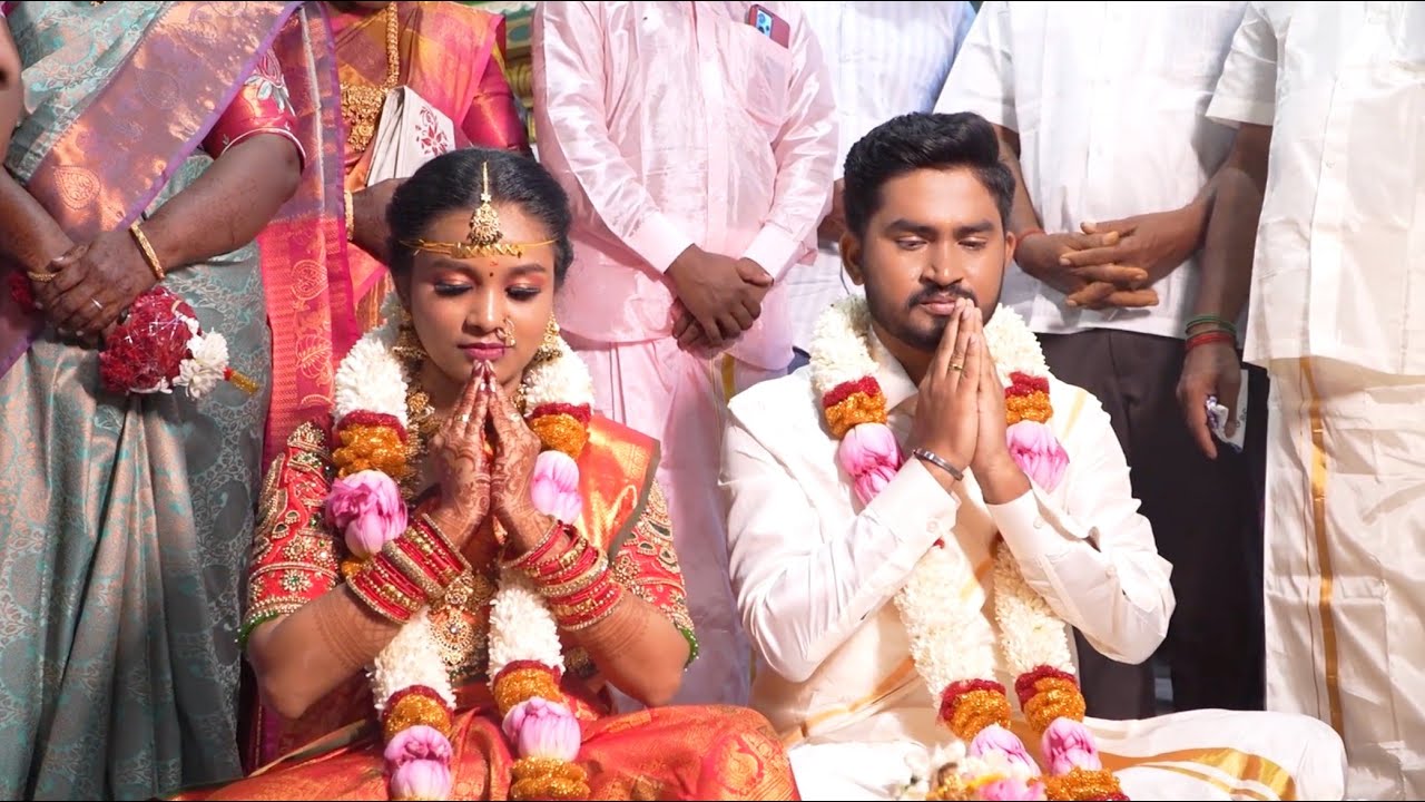 💍Beautiful South Indian Tamil Wedding | Vignesh & Kaviya | Gobichettipalayam🌿 | Love Story ❤️