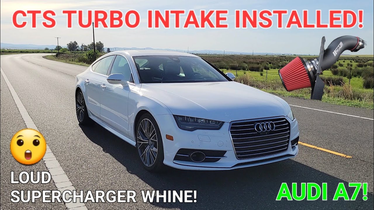 Установка впуска CTS TURBO на мой Audi C7.5/4G8 A7 Quattro Prestige 2016 года с турбонаддувом!