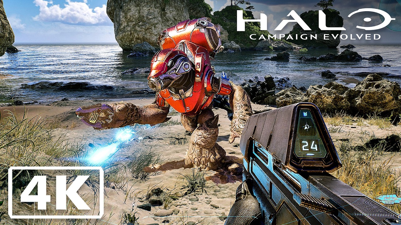 Halo: Campaign Evolved &mdash; Более 45 минут игрового процесса (4K)