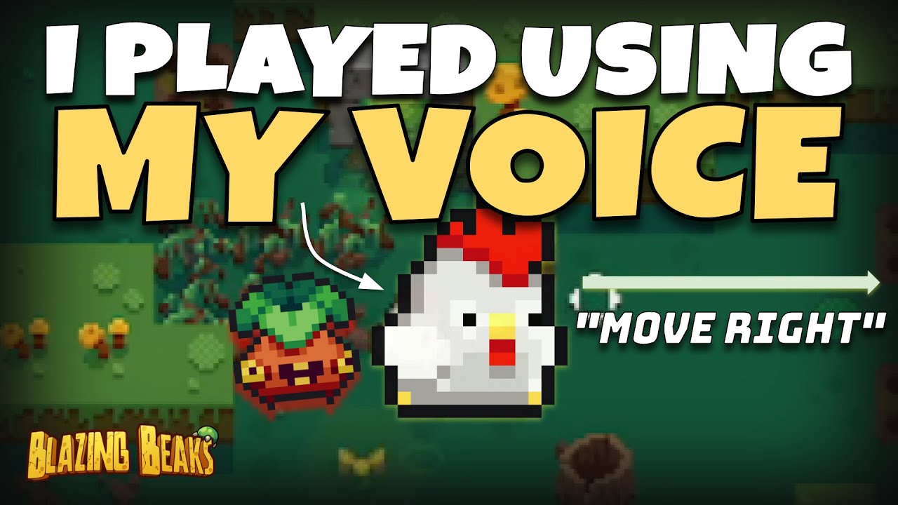 Blazing Beaks, But My Character Moves from Sound!