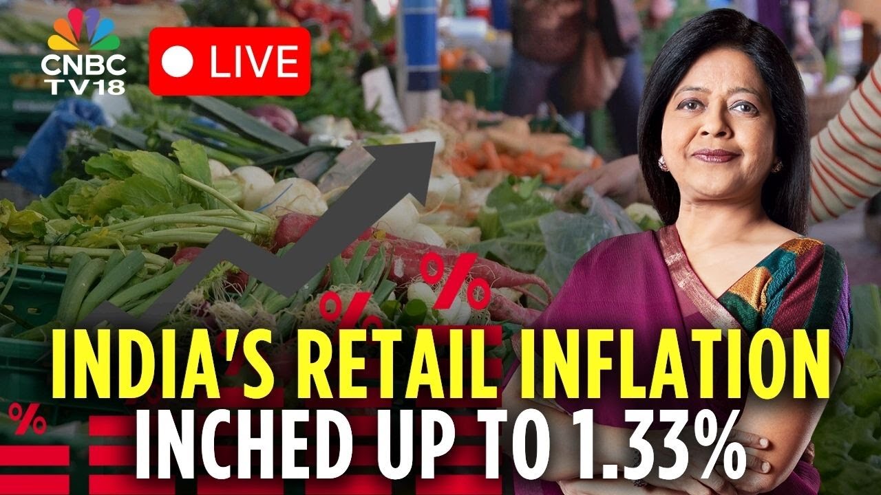 LIVE | The Big Macro Data Of The Month | India's Retail Inflation Inched Up To 1.33% In December