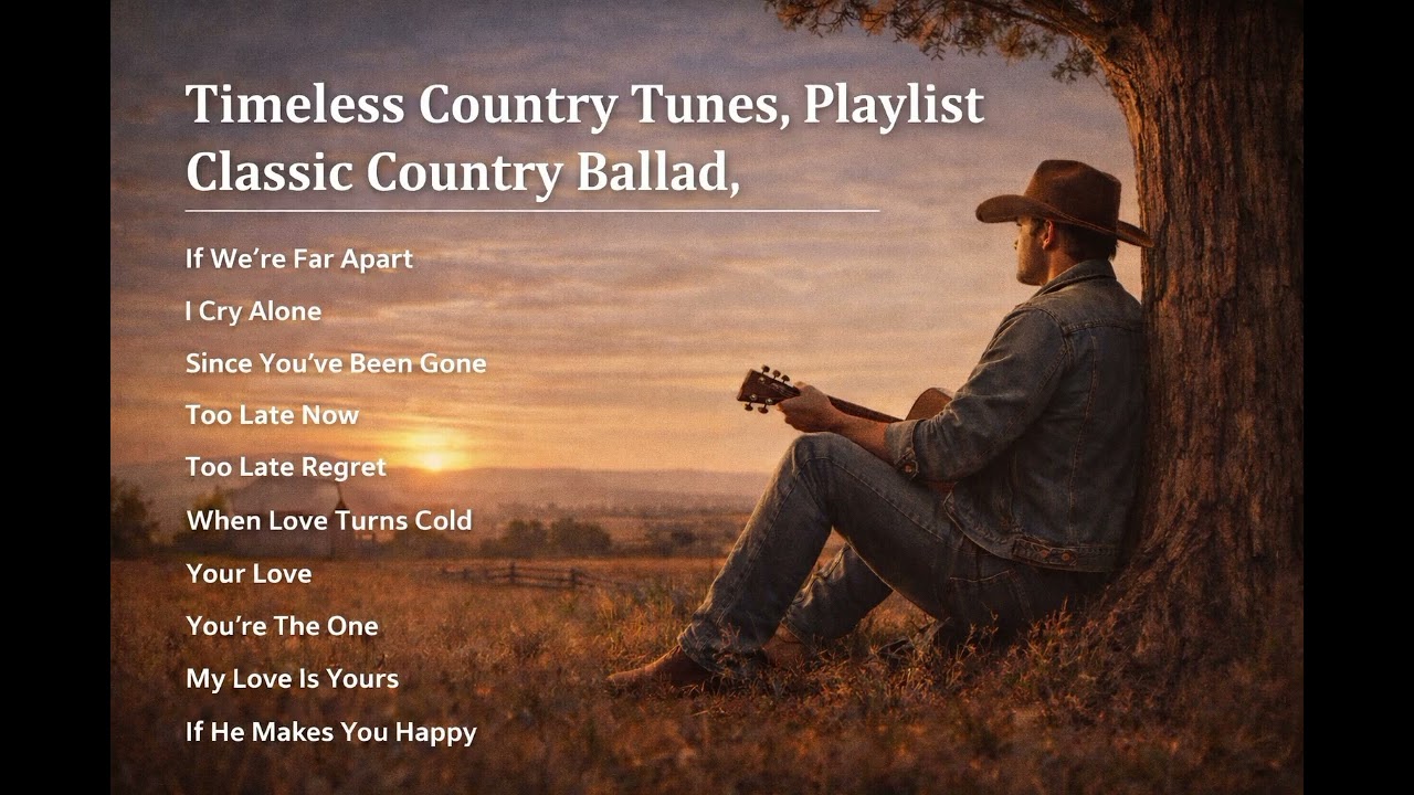 Classic Country Ballad | Timeless Country Tunes - Playlist 
