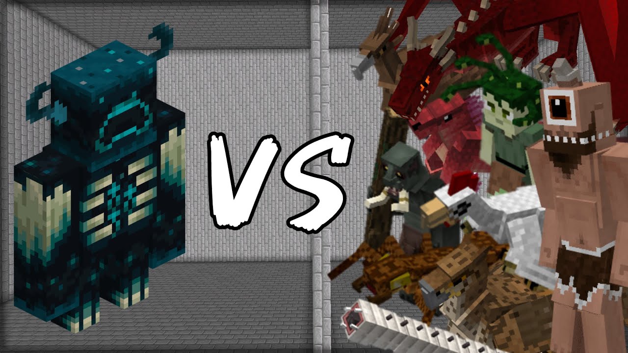 Warden vs Every Ice and Fire Monster &ndash; Minecraft Java 1.20.1!