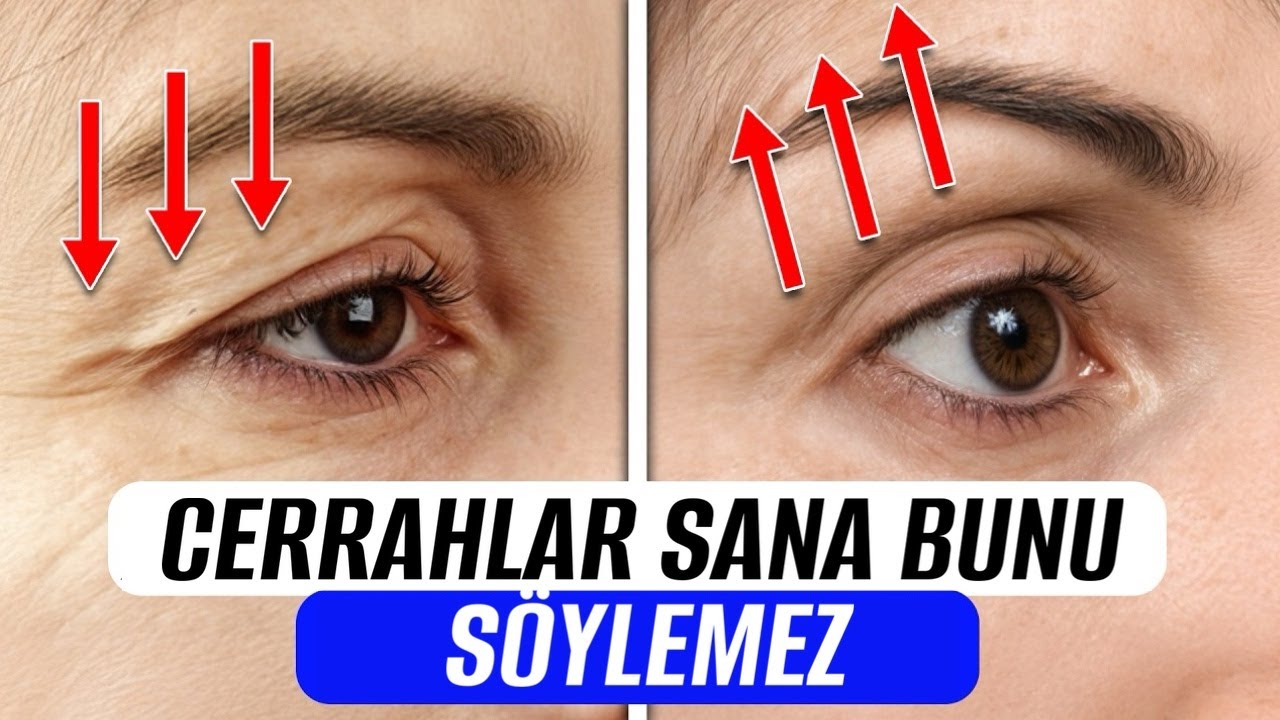 Ameliyatsız düşük göz kapakları nasıl toparlanır? Bunu yapmadıkları için pişmanlar!