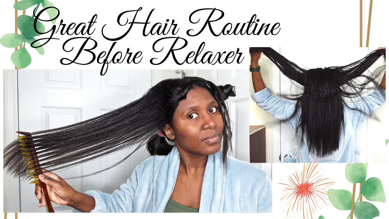 How I Prep My Hair a Week Before Relaxer Application | Reduce Relaxed Hair Damage with This Routine