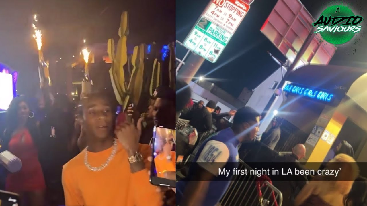 Clavish Out In LA Celebrating His Birthday | Audio Saviours