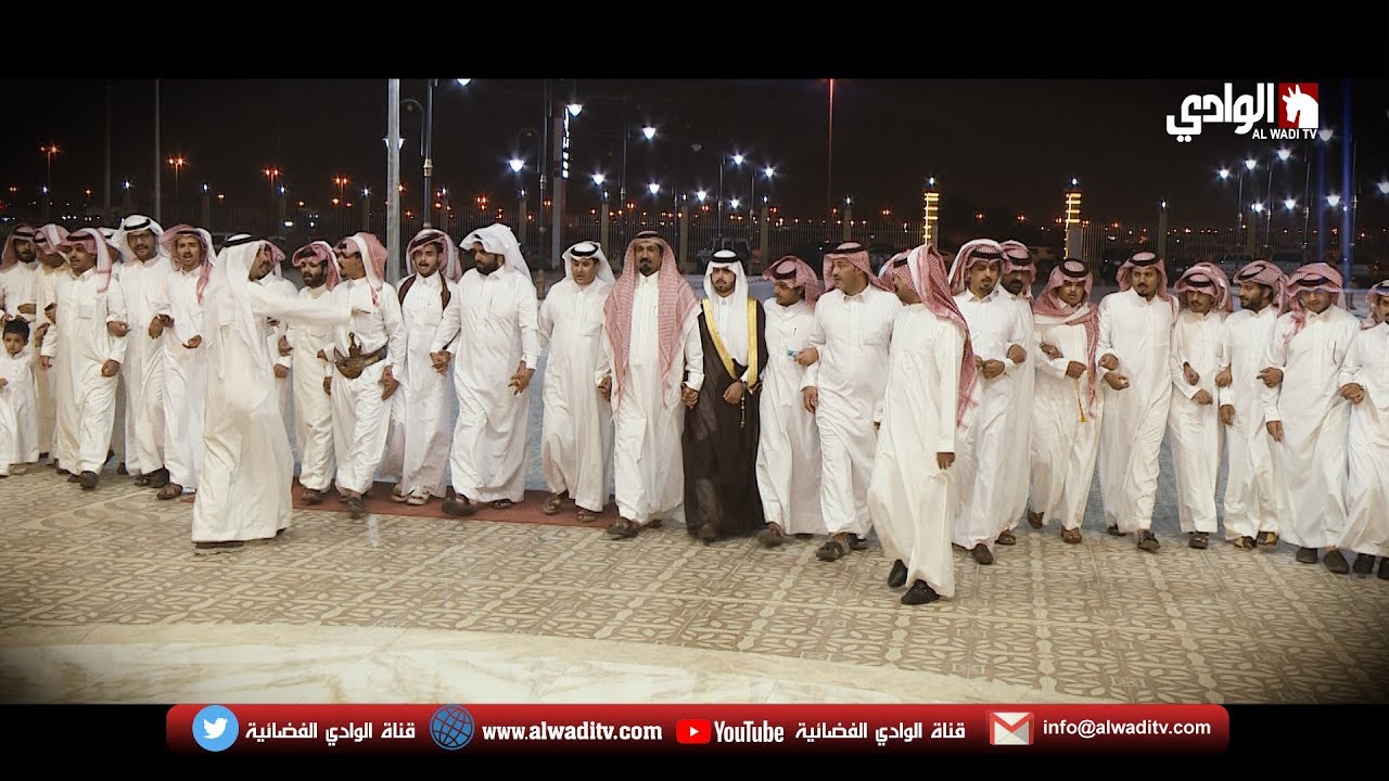 حفل زواج طالب بن علي بن جابر ابو ساق على قناة الوادي الفضائية