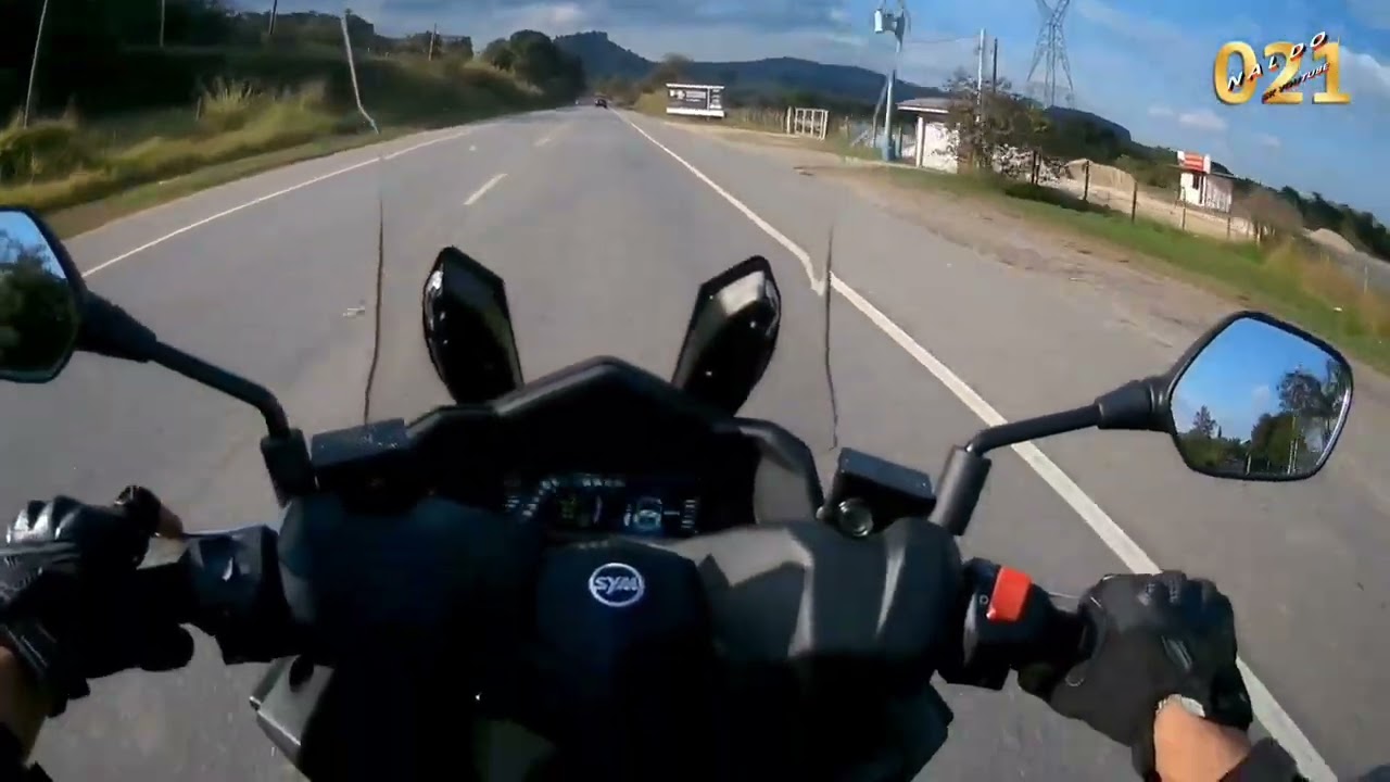 Pilotando em curvas de Serra Sym Joyride⧸ EP 02 mil km de testes
