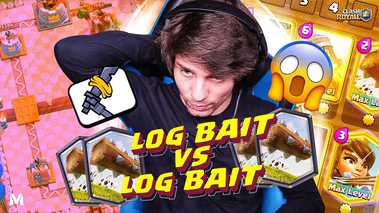 LOG BAIT CONTRA LOG BAIT - Clash Royale