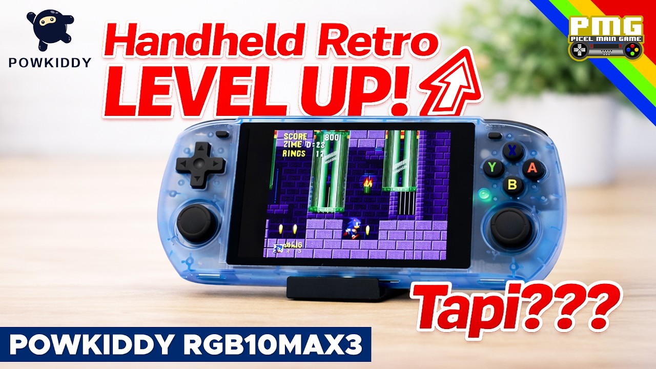 PowKiddy RGB10MAX3 - Console Retro Layar Besar! - Review Indonesia