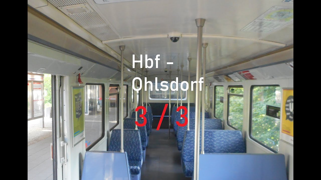 DT3E Mitfahrt Hauptbahnhof - Ohlsdorf Teil 3/3 - Traffic Hamburg