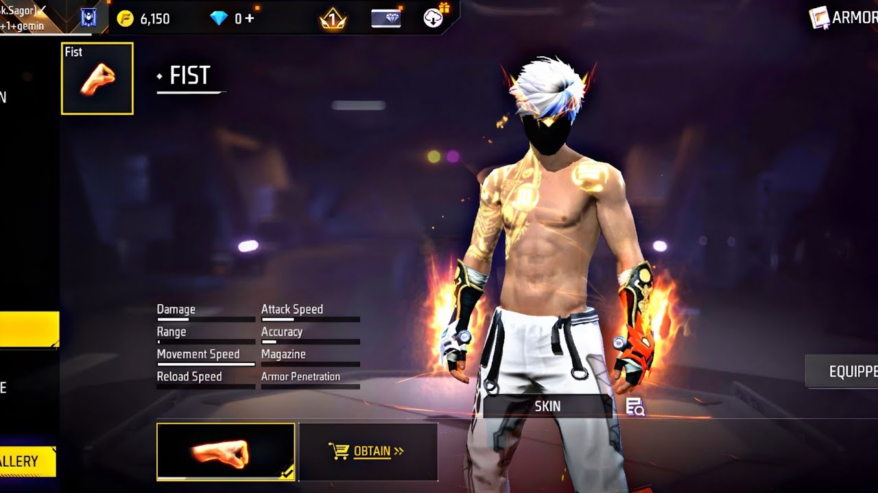 Default Fist Glitch File 😱 FF & FF MAX | Android & iOS Working