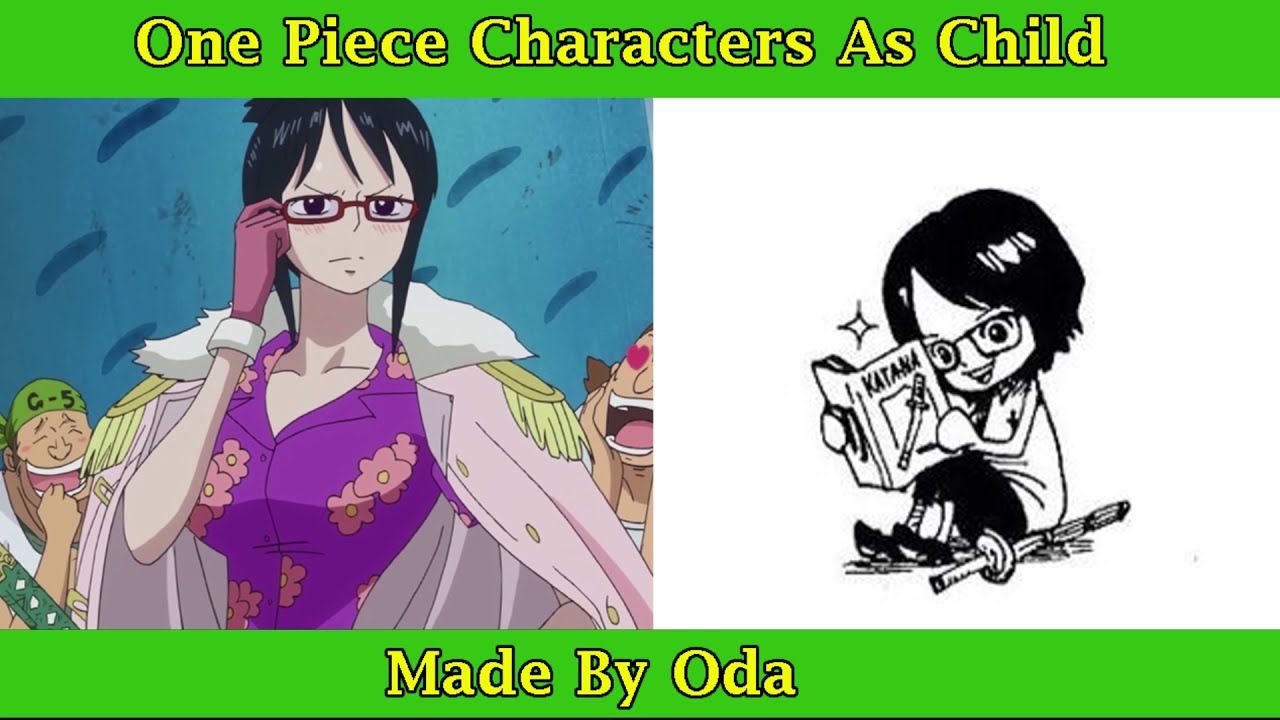 ONE PIECE CHARACTERS AS CHILD | Draw By Oda