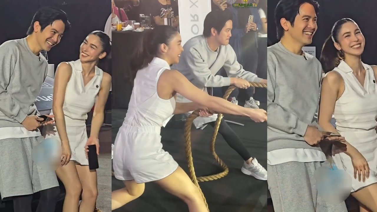Julia Barretto at Joshua Garcia magkasama sa isang event