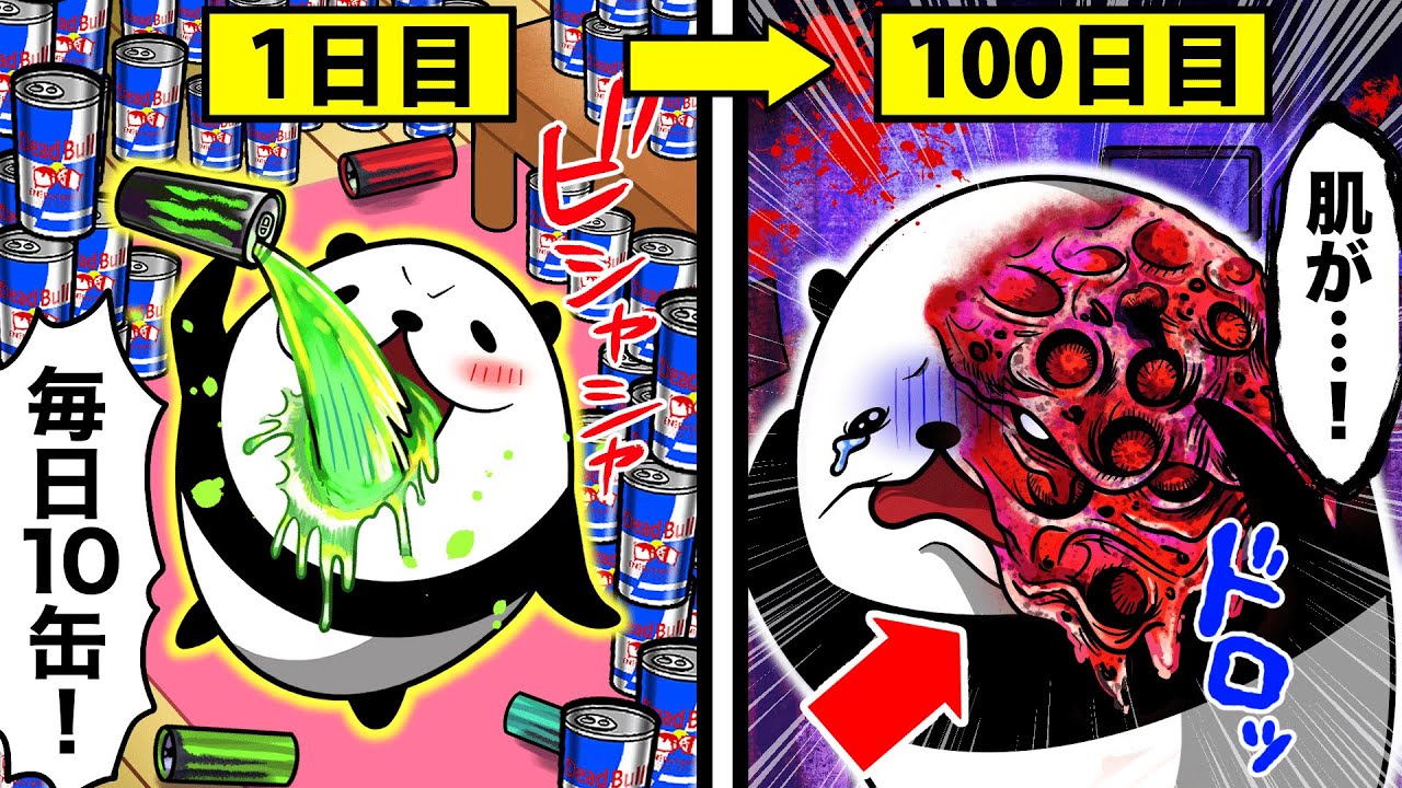 エナドリを毎日飲み続けるとどうなるのか？【アニメ】