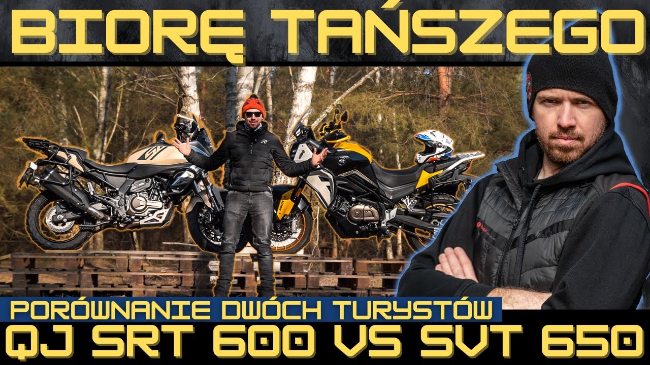 QJ SRT 600 VS SVT 650. Tańszy bije na głowę droższego? Motocykl za 24 900 wygrywa z moto za 31900!