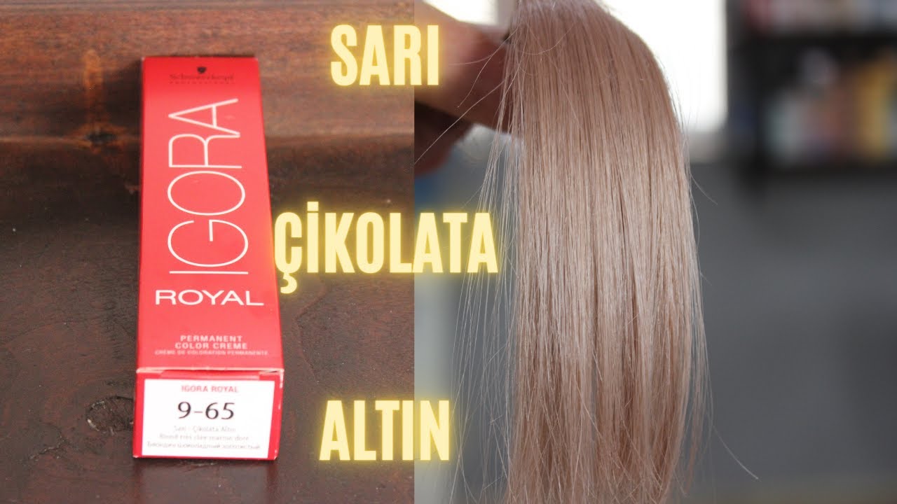 SARI ÇİKOLATA ALTIN (9.65) İGORA RENK DENEMELERİNE DEVAM