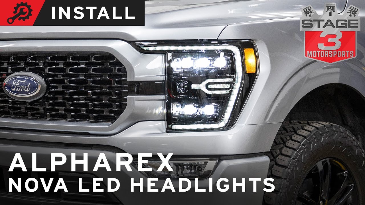 Alpharex Nova Series LED Headlight Install for 2021-2023 F-150