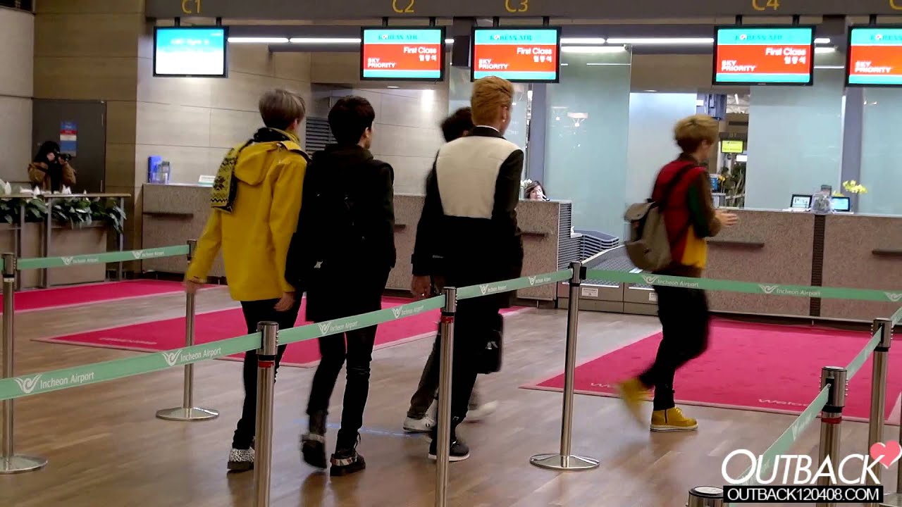 121129 EXO 인천공항(Incheon Airport) 출국 1080p