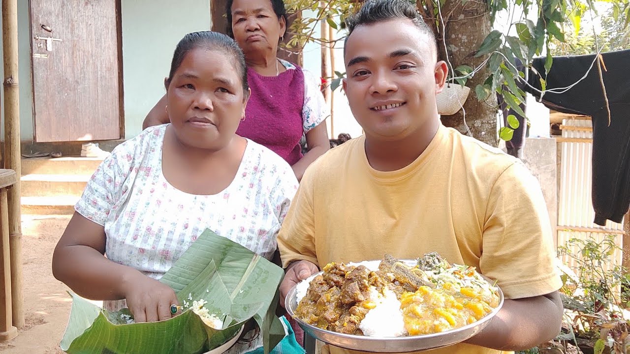 Family Mi Cha.atjok Da.alde😍// Matchu Alu//Gominda Wak//Natok Baringbelaty//Baring Chatni🥰