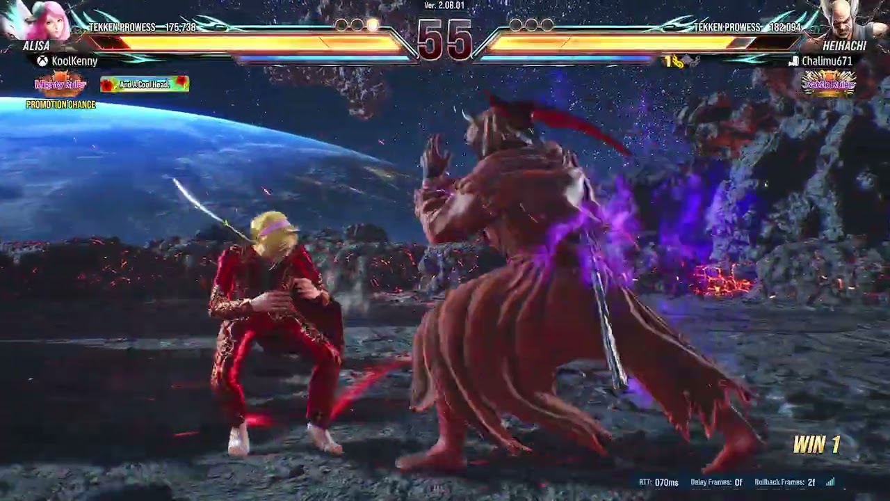 KOOLKenny148st TEKKEN 8 - My Alisa Bosconovitch VS Heihachi Mishima Cross Platform Gameplay.