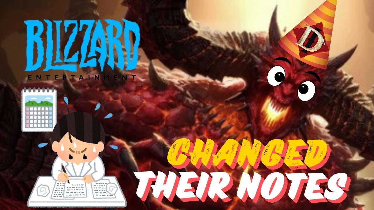 Blizzard изменили свои заметки ещё до обновления... Пункт 1100 и что теперь? | Diablo Immortal