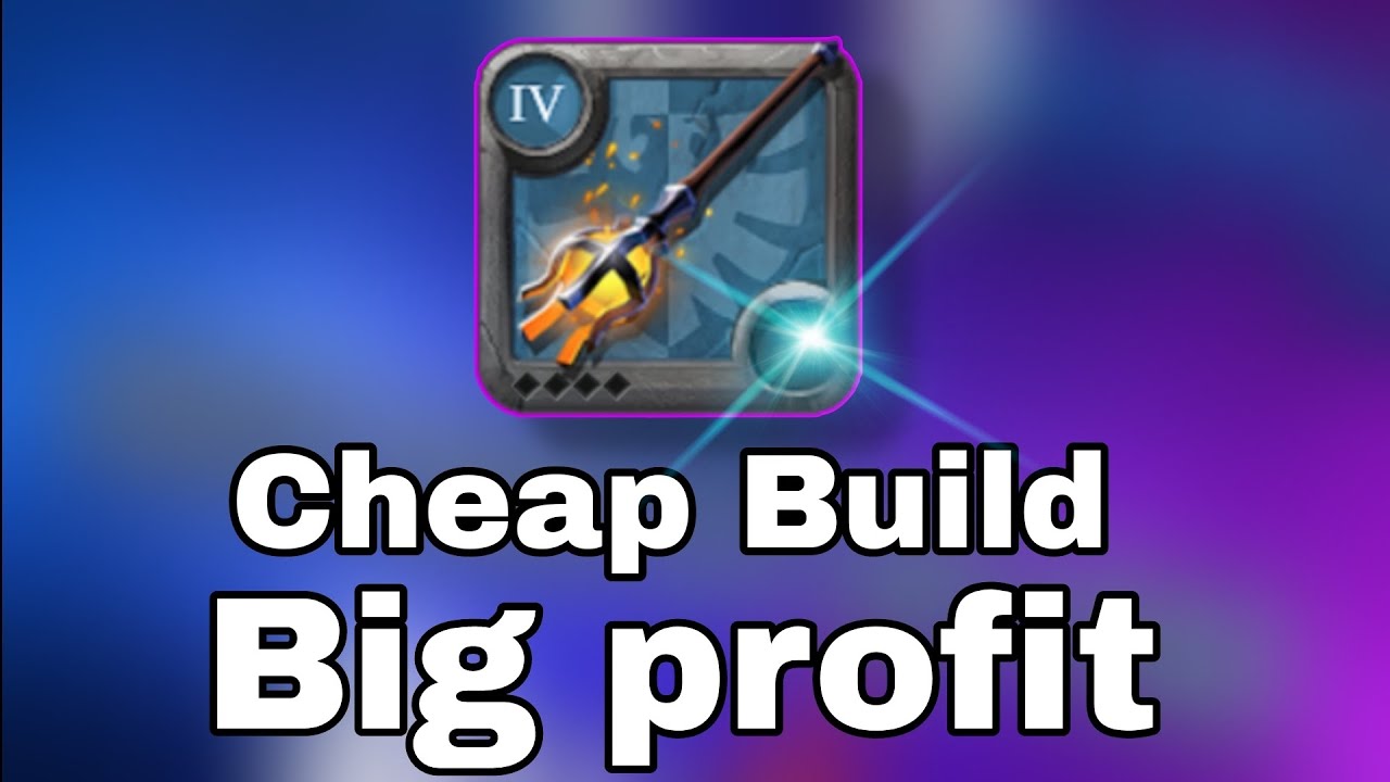 Albion Online !! 4.1  1h Fire staff / Cheap build big profit
